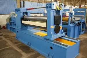 Mesin Slitting Lembaran Galvanis 1200 Mesin Garis Slitting Kumparan Strip 0-1600 Digunakan Mesin Garis Slitting Baja Taiwan