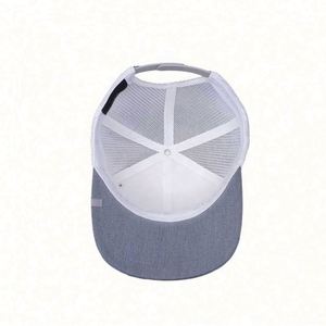 หมวกเบสบอลตาข่ายโพลีเอสเตอร์แบบ 6 แผง ตัดด้วยเลเซอร์ สำหรับทุกเพศ ขายส่ง ออกแบบโลโก้ได้เอง กันน้ำ หมวกกอล์ฟ หมวกกีฬา หมวกฮิปฮอป - Product Image 5