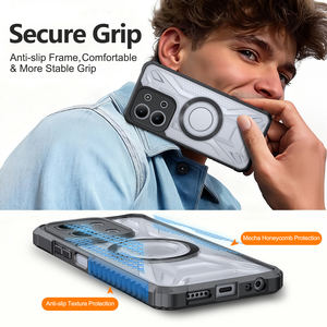 PC duro mate transparente <span class=keywords><strong>Redmi</strong></span> 15C cubierta Frost Back magnético antideslizante funda de teléfono para <span class=keywords><strong>Redmi</strong></span> 15 14 13 12 /Note 15 14 13 12 11 - Product Image 5