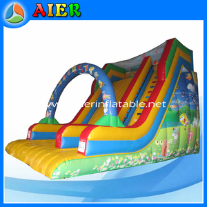 Tobogán Inflable Comercial con Temática de <span class=keywords><strong>Bob</strong></span> <span class=keywords><strong>Esponja</strong></span>, Tobogán Inflable para Niños con Diseño de Dibujos Animados para Parques de Diversiones, Fiestas de Cumpleaños y Alquiler - Product Image 1
