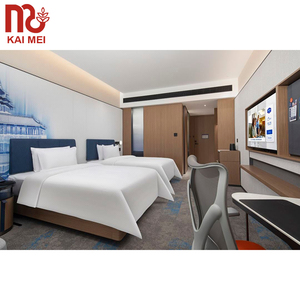 Tối thiểu khách sạn sang trọng Đồ nội thất biệt thự Top Class đồ nội thất khách sạn Set đồ nội thất khách sạn đôi cot giường thiết kế - Product Image 1