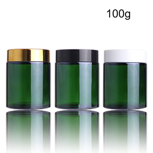 Barattoli in Vetro Verde Rotondi di Alta Qualità con Coperchio a Vite in Plastica, Personalizzabili, 1oz 2oz 3oz 4oz - Product Image 6