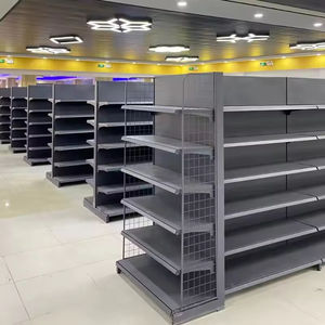 Estante de supermercado al por mayor de fábrica para supermercado, estantes de tienda minorista de doble cara, estante de góndola de supermercado de Metal - Product Image 2