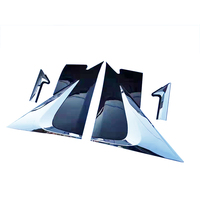 Aileron de requin pour garnitures de portes intermédiaires Alphard Lexus LM300h, même kit carrosserie avec pièces chromées