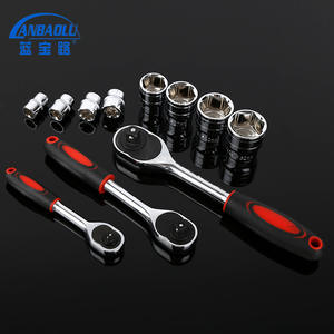 Juego de llaves de vaso Anbaolu de 121 piezas, kit de herramientas manuales métricas para reparación de automóviles - Product Image 5