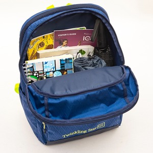 Large Capacity Blue Lightweight Versatile Backpack Rhombus <b>Grid</b> Fashion Bag Short Trip Multi-functional Casual Bag - Product Image 6