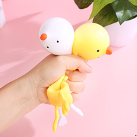 Duck Squishy Squeeze Toy TPR + Sand Squishy Stress Toy