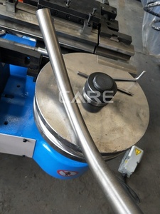 Máy uốn ống bán tự động thủy lực bằng thép không gỉ, sử dụng tay, có trục đỡ, dùng trong chế biến nhôm, ngành xây dựng - Product Image 5