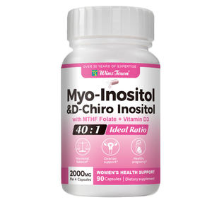 Capsules de Myo-Inositol et D-Chiro-Inositol pour l'équilibre hormonal féminin, le soutien ovarien et la fertilité (syndrome des ovaires polykystiques) - Product Image 2