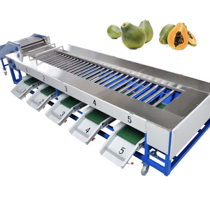 Máquina Automática de Clasificación y Calibración de Patatas, Ajos, Cerezas, Ciruelas, Dátiles, Anacardos y Piñas con PLC para Frutas y Verduras - Product Image 5