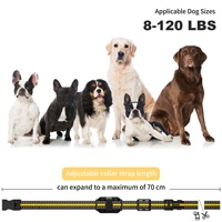 Elektrischer Repeller Smart Tracking Hunde trainings halsband Wasserdichter Schock Ultraschall Vibration Anti Bark Control Device mit Fernbedienung