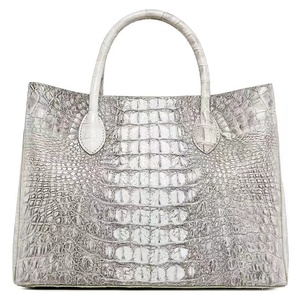 Роскошная женская 100% натуральная крокодиловая кожа Сумочка и Сумка-тоут с индивидуальным логотипом - Product Image 3