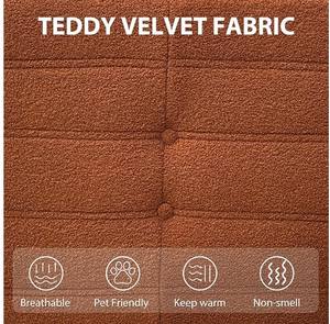 Modernes Luxuriöses Komprimiertes Loungesofa Wohnzimmersofas Sitzsacksofa aus Teddy-Stoff für das Wohnzimmer - Product Image 5