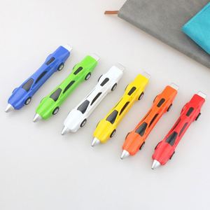 Cute Cartoon Racing Car 1.0mm Plastic <b>Ballpoint</b> <b>Pens</b> Business Style Novelty Supplies Perfect Fun Orange Gift for Kids School - Product Image 4