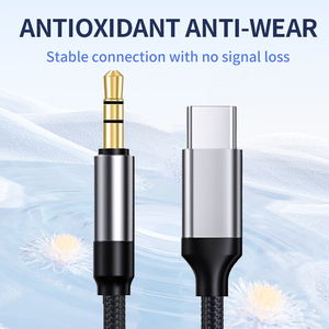 <span class=keywords><strong>Adaptador</strong></span> <span class=keywords><strong>de</strong></span> Cable Trenzado <span class=keywords><strong>de</strong></span> Nailon USB-C a Jack Macho <span class=keywords><strong>de</strong></span> 3.5mm, Estéreo, <span class=keywords><strong>para</strong></span> Auriculares, Altavoces y Micrófono, <span class=keywords><strong>para</strong></span> <span class=keywords><strong>iPhone</strong></span> 15/16/17 - Product Image 2