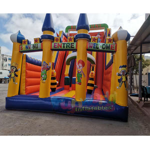 Mini toboggan gonflable parc animaux, jeux de diapositives gonflables, bon marché, vente en gros - Product Image 5