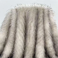 Weiches und dickes, pelzähnliches Material mit langen Haaren, geeignet für Wintermäntel, Taschen, Schuhe und Spielzeug.