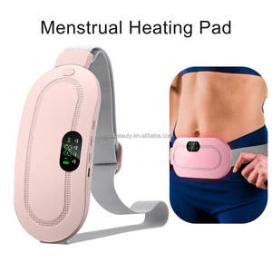 Vente chaude <span class=keywords><strong>Vibroaction</strong></span> Minceur Masseur Période Chauffage Ceinture De Massage Coussin Chauffant Menstruel Sans Fil Avec Affichage Numérique LCD - Product Image 5