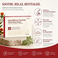 Patchs d'Armoise et Huile Essentielle de Carthame en Gros, 7 pièces/boîte, Pansements à Base de Plantes pour Soulager les Douleurs Cervicales et Soutenir les Articulations, Logo Personnalisé