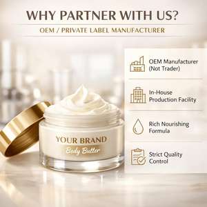Manteca Corporal Humectante, Nutritiva e Intensiva para el Cuidado de la Piel, Marca Privada, Fabricante OEM ODM, Humectante Corporal Diario - Product Image 2