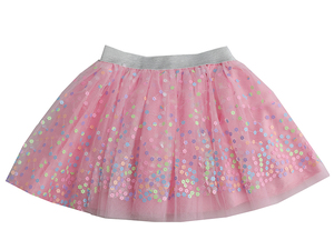 Tutú de Tul Suave para Niñas, Falda de Flores de Arcoíris para Niños, Falda de Tutú para Fiestas Infantiles, Navidad - Product Image 2