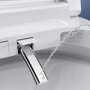 WC intelligente monoblocco a pavimento Gunies con doppio scarico europeo, telecomando, lavaggio glutei e funzionamento automatico a scomparsa - Product Image 5