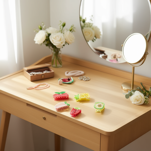 Barrettes à cheveux ZiX Fruit 8 cm en plastique, design cartoon pour femmes et filles - Product Image 5