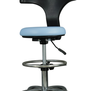 Medical Exam Ophthalmic Contoured <b>Stool</b> with Back Adjustment - Product Image 1