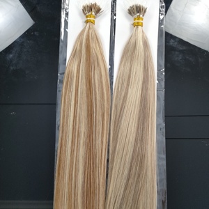 Extensions de cheveux humains russes 100% naturels Dragonlash Factory, 10-30 pouces, extensions de cheveux nano en plastique en gros, cheveux humains raides crépus - Product Image 2