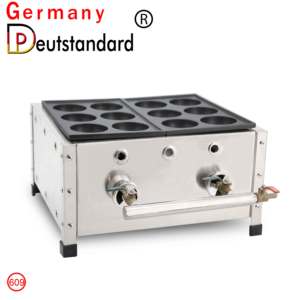 Macchina per bruciare bombe a <span class=keywords><strong>Gas</strong></span> Takoyaki Maker polpo palla di pesce macchina Snack con CE - Product Image 3