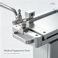Stainless Steel 304 CNC Machining Medical Hardware Parts Medical Testing Instrument Precision Components