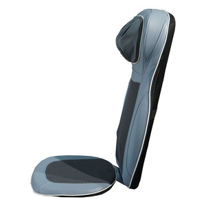 Massage <b>Cushion</b> Full Body Neck <b>Back</b> Waist Kneading Tapping Vibration Hot Compress Plug In PU Leather Rectangular Trapezoid - Product Image 3