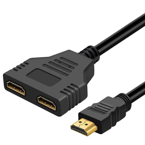 0.3M 1080P 1 Trong 2 HDMI Để HDMI Adapter Cable HDMI Splitter Cáp Âm Thanh Adapter Chuyển Đổi Cho Máy Tính Xách Tay Máy Tính Để Bàn Màn Hình Máy Chiếu - Product Image 1