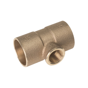 Té de soudure femelle en bronze 12X1/2X12 pour applications d'outils de tournage - Product Image 3