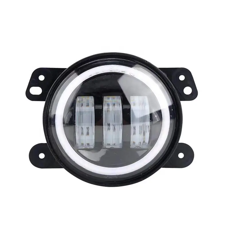 Wholesale and retail with aperture two-color led fog lamp JK TJ 4 inch led headlight