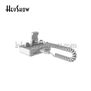 Прозрачная подставка-держатель из АБС-пластика для мобильных телефонов и планшетов с защитой от кражи, вертикальным креплением, датчиком движения, звуковой сигнализацией и функцией зарядки - Product Image 4