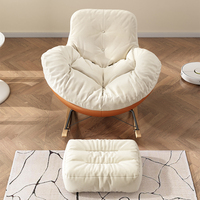 ModHomi Fauteuil de Salon Nordique Moderne de Luxe, Fauteuil à Bascule Relaxant, Canapé Simple Paresseux pour Adultes