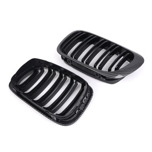 Calandre avant en fibre de carbone style double ligne pour BMW E46 Série 3 1999-2002, pièce de tuning - Product Image 2