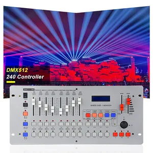 SHTX pengontrol lampu panggung DMX 240 kualitas tinggi yang dapat diprogram untuk DJ lampu sorot disko kepala bergerak lampu Par LED pengontrol 512