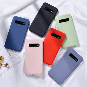 Custodia protettiva per <span class=keywords><strong>cellulare</strong></span> in Silicone liquido morbido per <span class=keywords><strong>Samsung</strong></span> S20 Plus Ultra Note 10 S10 - Product Image 1