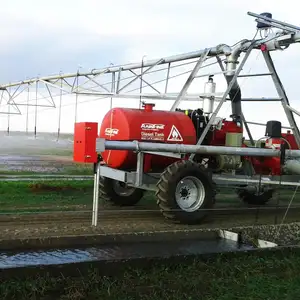 2024 High Quality Lateral Move Irrigation /Four Wheels with Ditch Feed linear Irrigation System For Big Lands