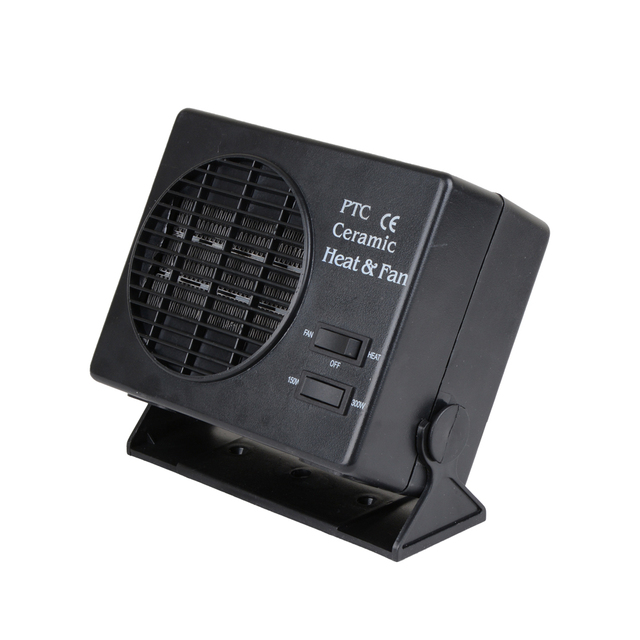 12V 24V 300W Portable Car Heater PTC Ceramic Heating Fan Windshield Defroster