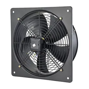 YWF-f250 industrial ventilation fan square type smoke exhaust fan 250mm wall mounted axial fan