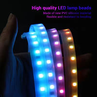 Bande lumineuse LED Liwiny pour capot de voiture, flexible, pour décoration de capot moteur, lampe d'ambiance, feux de jour modifiés pour capot de voiture