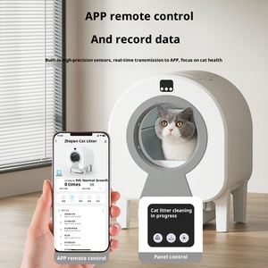 Litière Intelligente pour <span class=keywords><strong>Chat</strong></span> en Gros |   Nettoyage automatique avec contrôle par application |   Grande capacité de 10 L pour les foyers multi-chats - Product Image 2