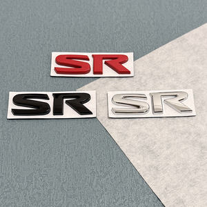 ملصق معدني ثلاثي الأبعاد فاخر SR SV لغطاء محرك السيارة ورفرف السيارة وصندوق السيارة الخلفي لسيارات ألتيما وسنترا توربو - Product Image 2
