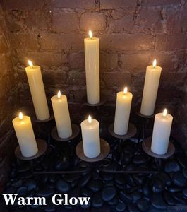 Velas LED con Llama Realista, Funcionamiento a Pilas, Color Marfil, 3D, con Control Remoto, Decoración para el Hogar - Product Image 3