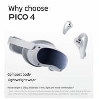 Casque VR X624-2 Pico 4 Tout-en-Un pour Métavers et Jeux en Streaming Écran 4K+ Lunettes VR 3D 8+128/256G