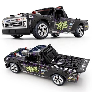 Coche de Derrape RC 1/10 2WD 4WD Conmutable con Giroscopio <span class=keywords><strong>ESP</strong></span>, <span class=keywords><strong>Servo</strong></span> de 6KG, Alcance de 300m, Carrocería de PVC Totalmente Proporcional, Camioneta de Control Remoto - Product Image 2