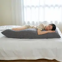 Travesseiro para o corpo, atacado, confortável, travesseiro para dormir, derrapante, espuma de memória respirável, travesseiro longo para a maternidade, travesseiro para a cama